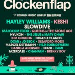 Clockenflap 2026 first wave lineup poster